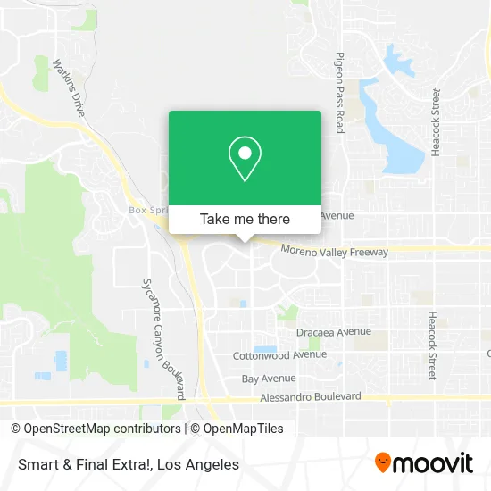 Smart & Final Extra! map