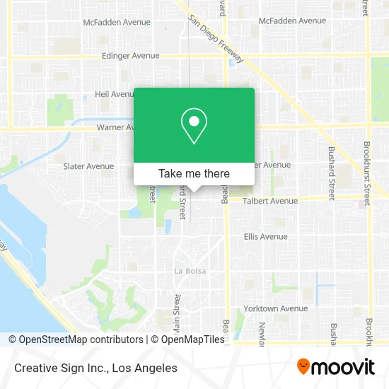 Creative Sign Inc. map