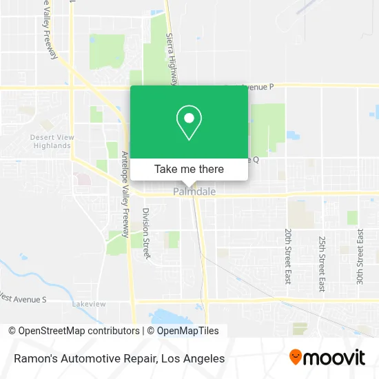 Ramon's Automotive Repair map