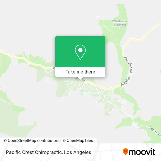 Pacific Crest Chiropractic map
