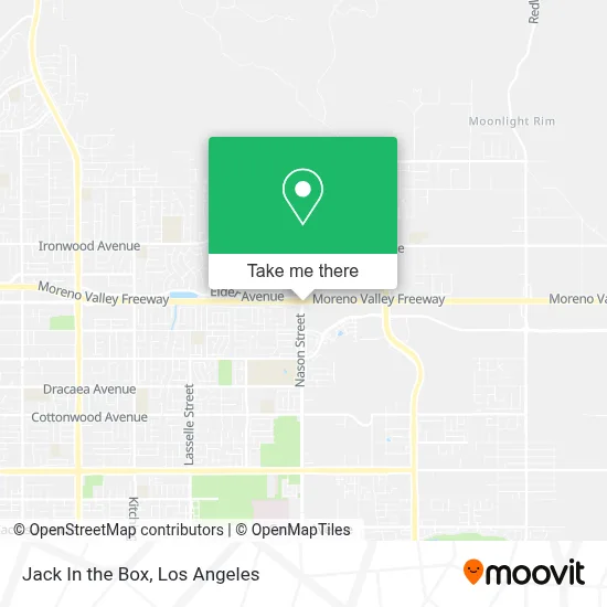 Jack In the Box map