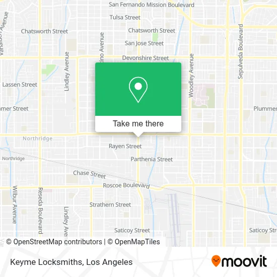 Keyme Locksmiths map