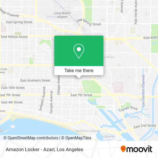 Amazon Locker - Azari map
