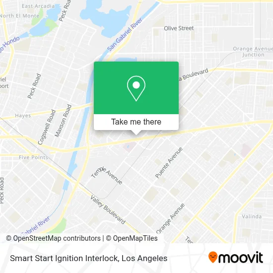 Smart Start Ignition Interlock map