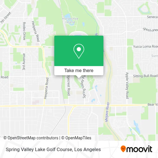Spring Valley Lake Golf Course map