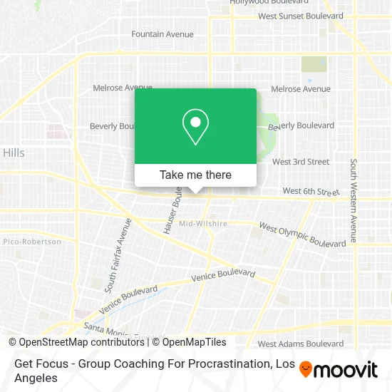 Get Focus - Group Coaching For Procrastination map
