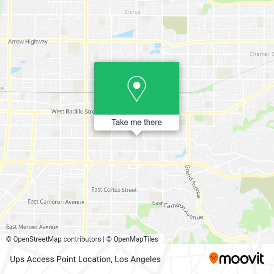 Ups Access Point Location map