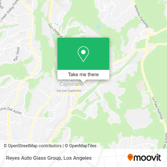 Reyes Auto Glass Group map