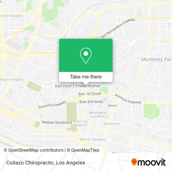 Collazo Chiropractic map