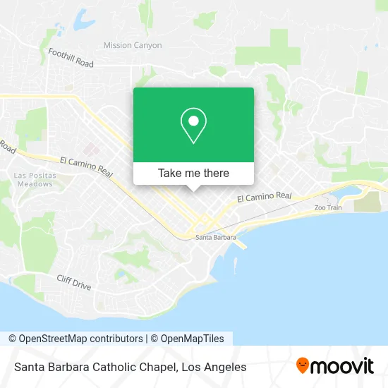 Santa Barbara Catholic Chapel map