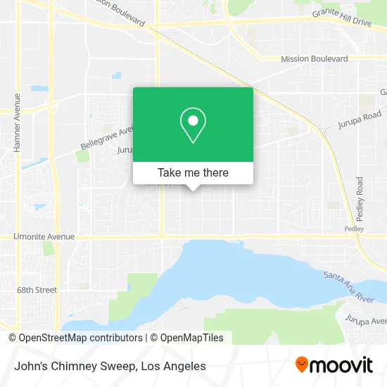 John's Chimney Sweep map