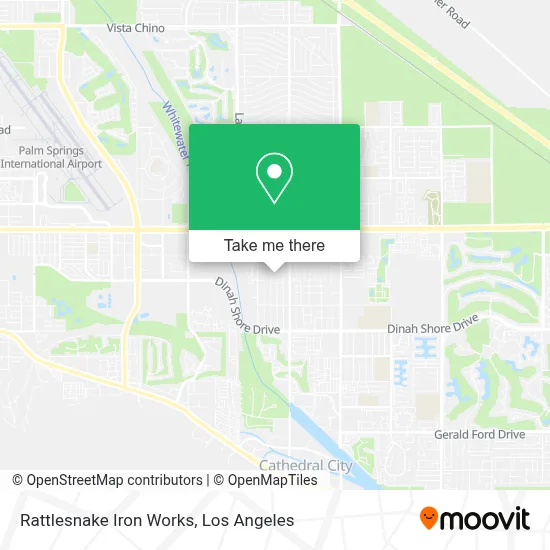 Rattlesnake Iron Works map