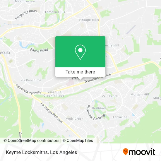 Keyme Locksmiths map