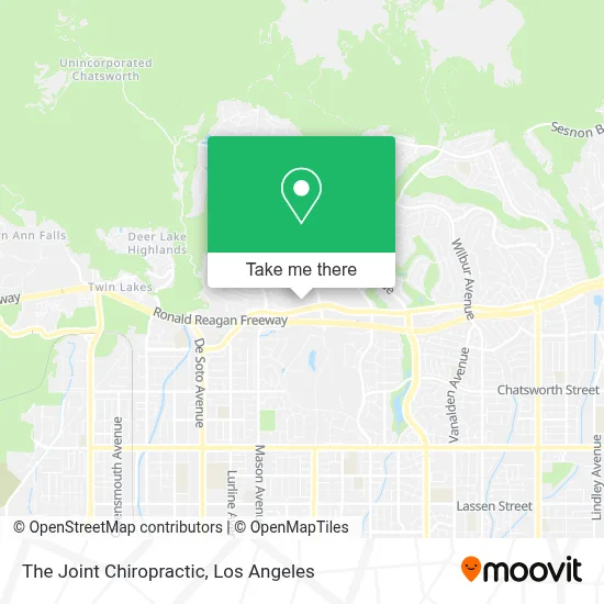 The Joint Chiropractic map