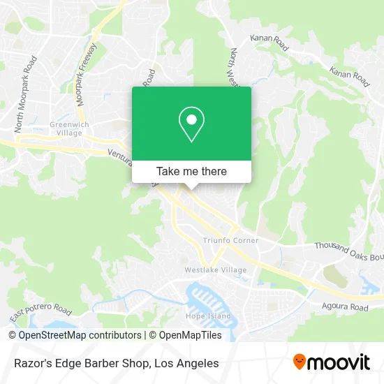 Razor's Edge Barber Shop map