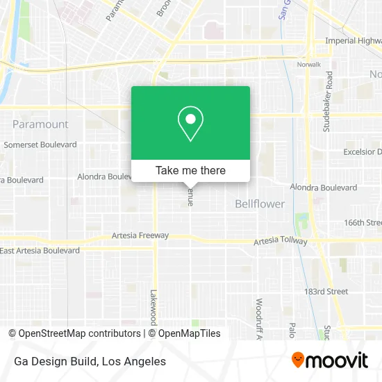 Ga Design Build map
