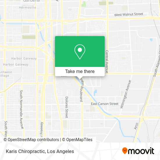 Karis Chiropractic map