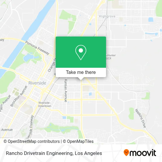 Rancho Drivetrain Engineering map