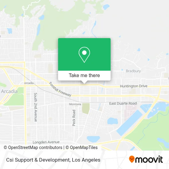Csi Support & Development map