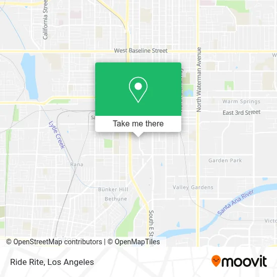 Ride Rite map