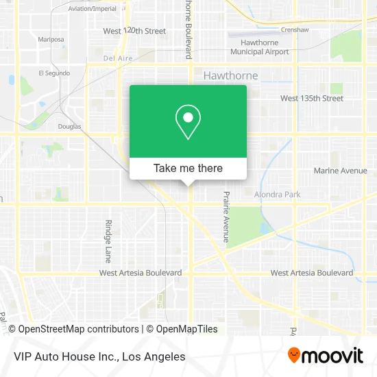 VIP Auto House Inc. map