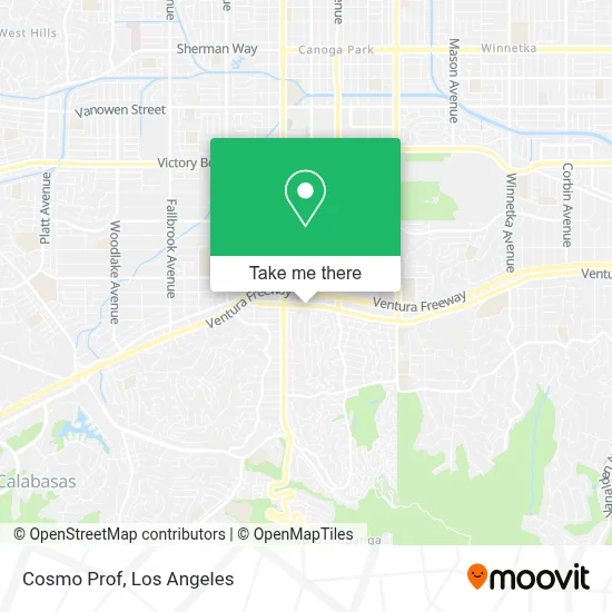 Cosmo Prof map
