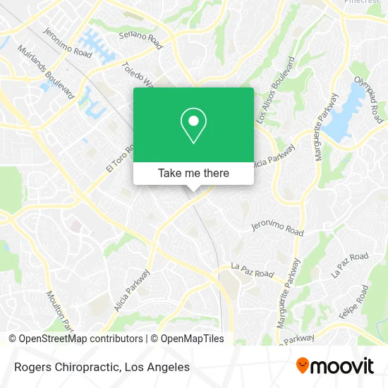 Rogers Chiropractic map
