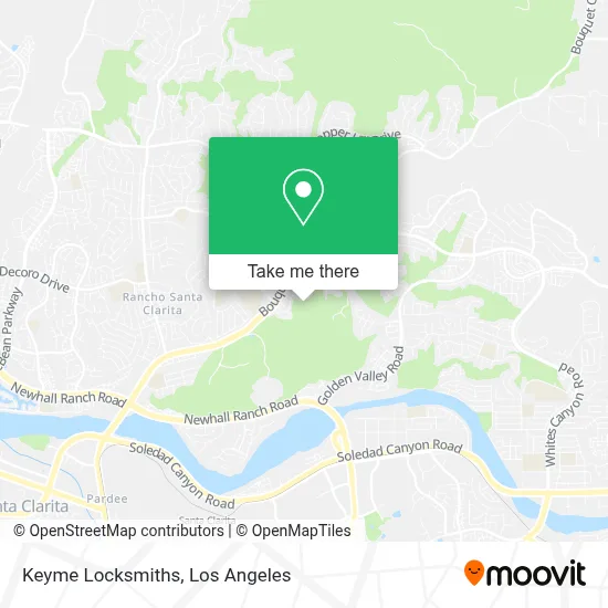 Keyme Locksmiths map