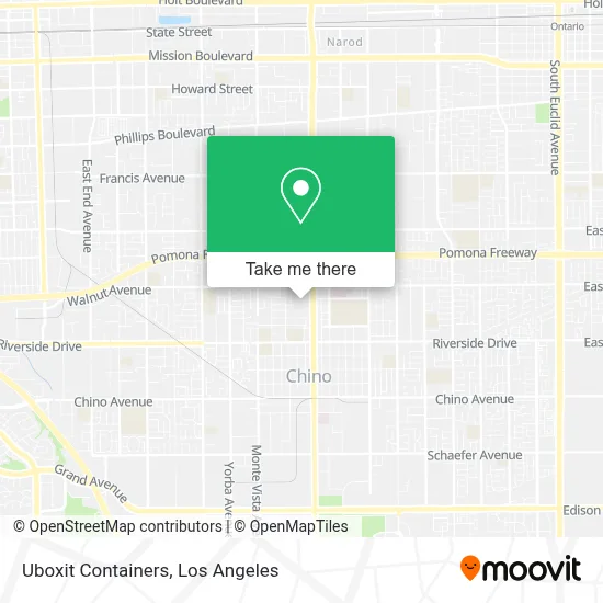 Uboxit Containers map