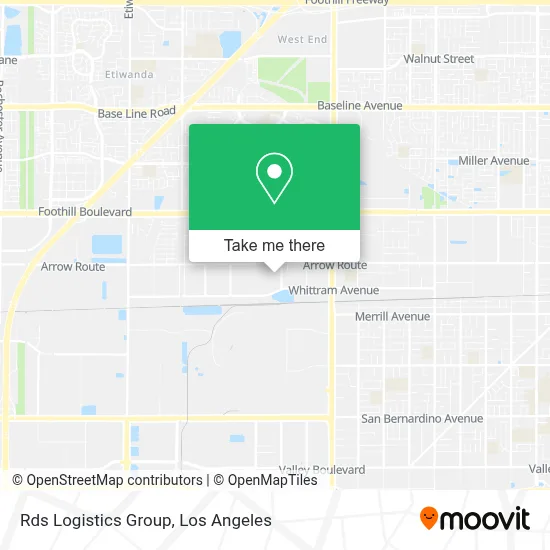 Rds Logistics Group map