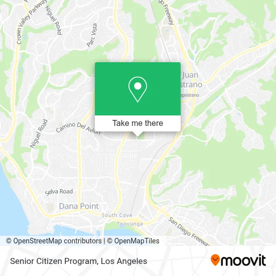 Senior Citizen Program map