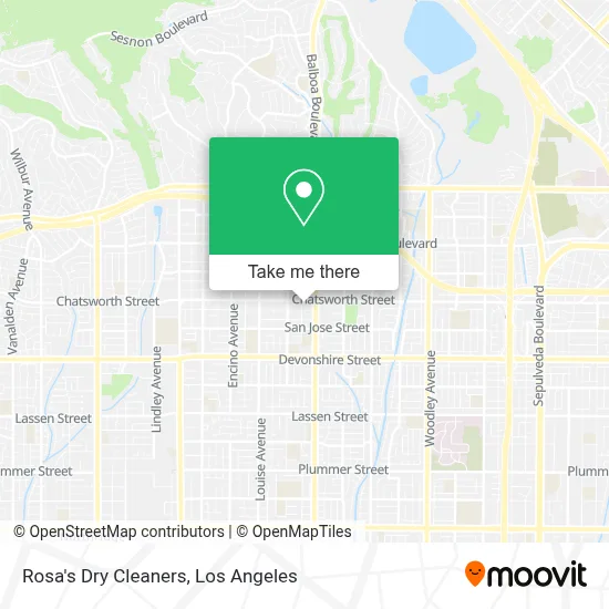 Rosa's Dry Cleaners map