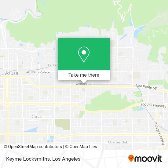 Keyme Locksmiths map
