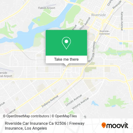 Riverside Car Insurance Ca 92506 | Freeway Insurance map