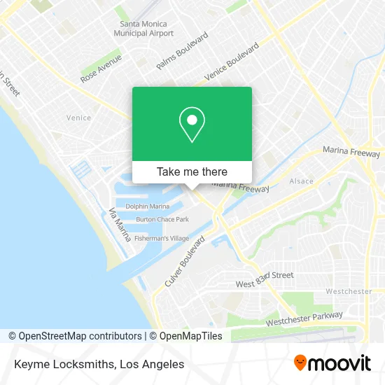 Keyme Locksmiths map