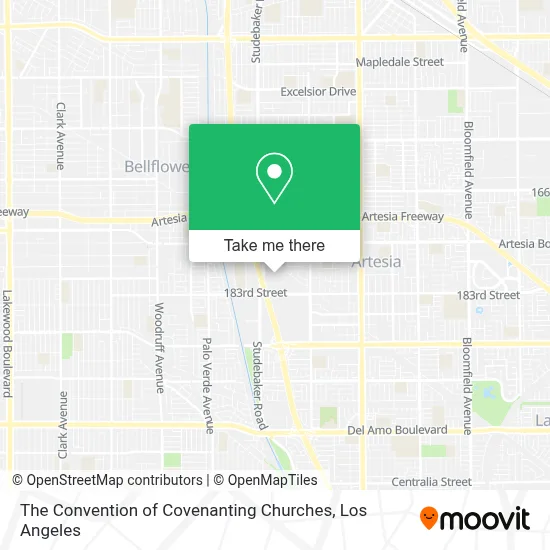 The Convention of Covenanting Churches map