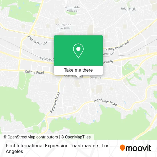 First International Expression Toastmasters map