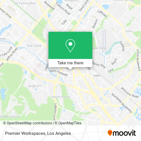 Premier Workspaces map