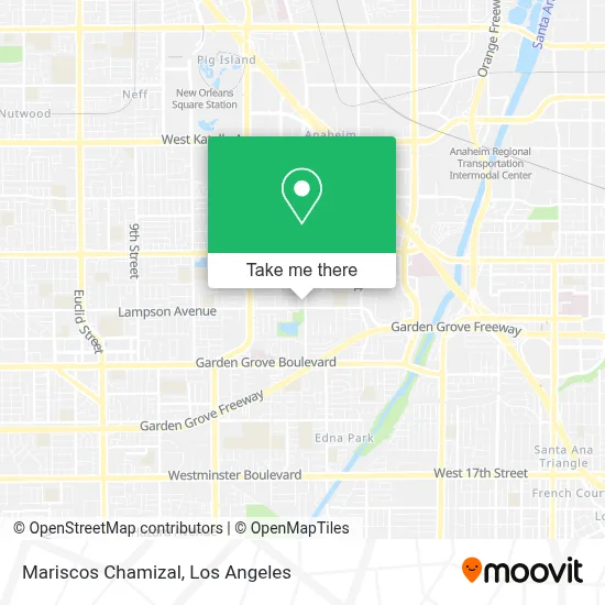 Mariscos Chamizal map