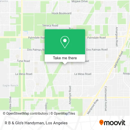 R B & Glo's Handyman map