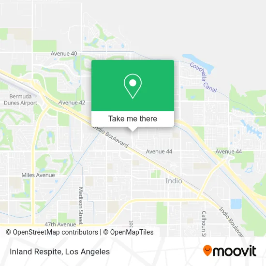 Inland Respite map