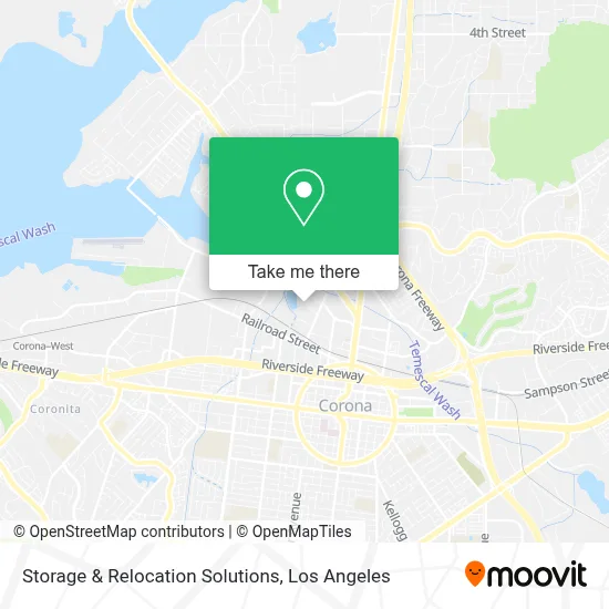 Storage & Relocation Solutions map