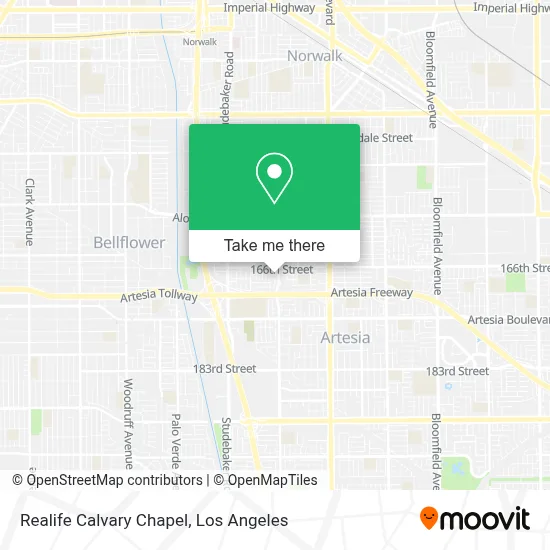 Realife Calvary Chapel map