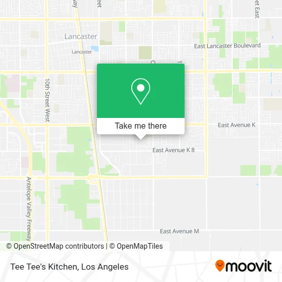 Tee Tee's Kitchen map