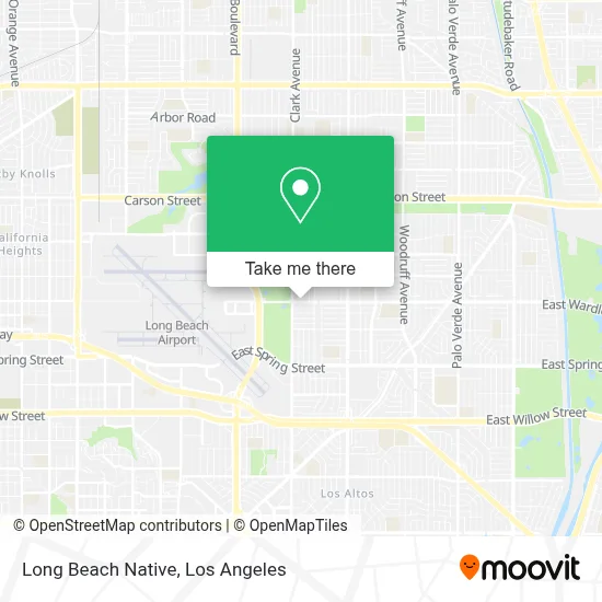 Long Beach Native map