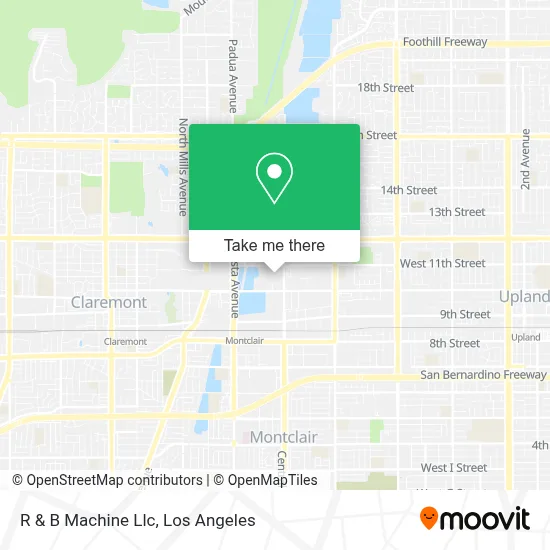 R & B Machine Llc map