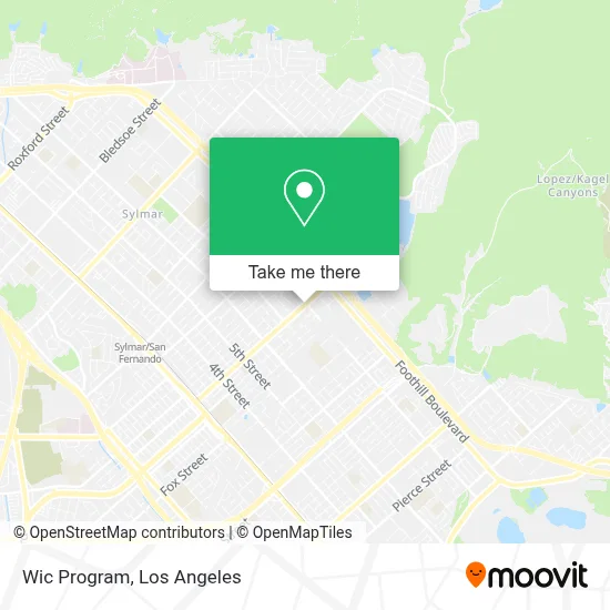 Wic Program map