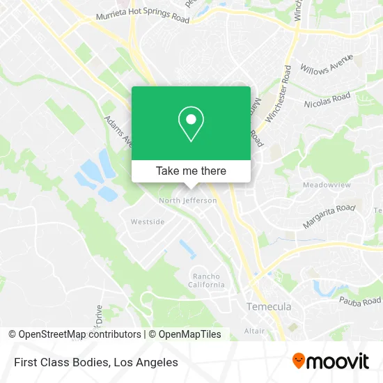 First Class Bodies map