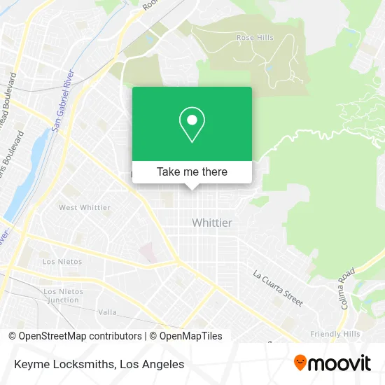 Keyme Locksmiths map