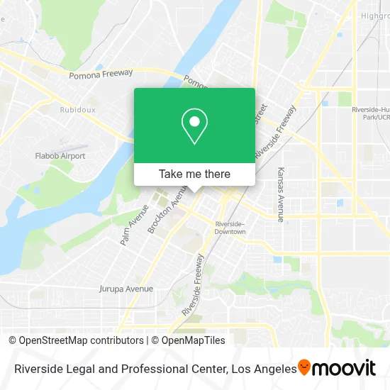 Riverside Legal and Professional Center map